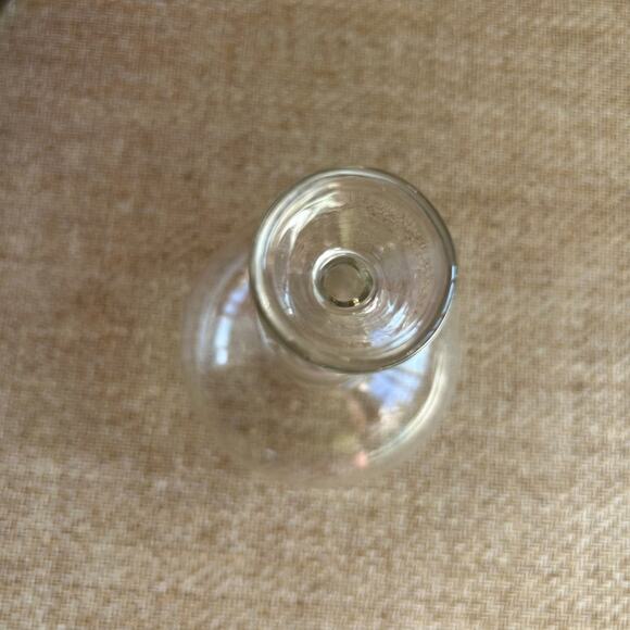 Dave Smith Signed Studio Glass “Papa’s Bottle” Handblown Clear Art Glass 8/02 - Picture 2 of 5